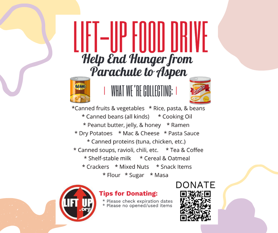 AMS - Lift Up Food Drive Dec. 1-5